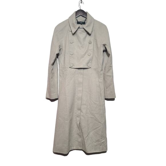 Tibi Wool Trench Coat Size 6 - Picture 1 of 7